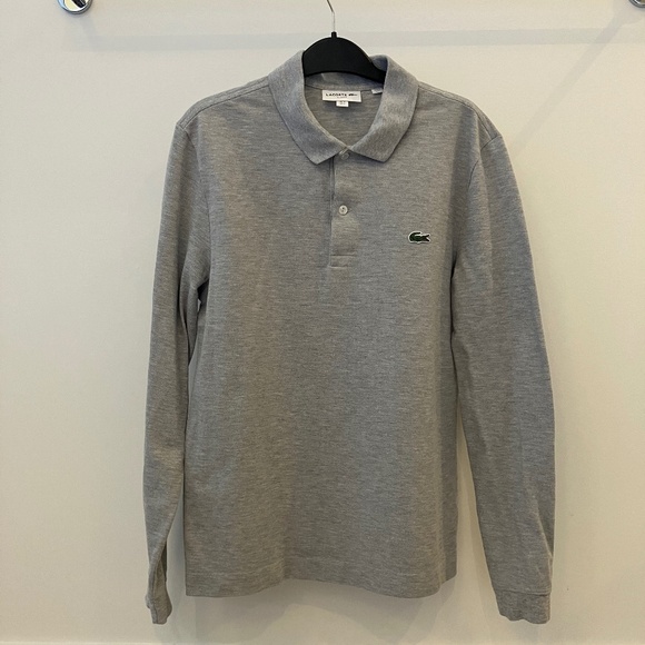 Lacoste Slim-Fit Long-Sleeve Polo - Picture 1 of 6